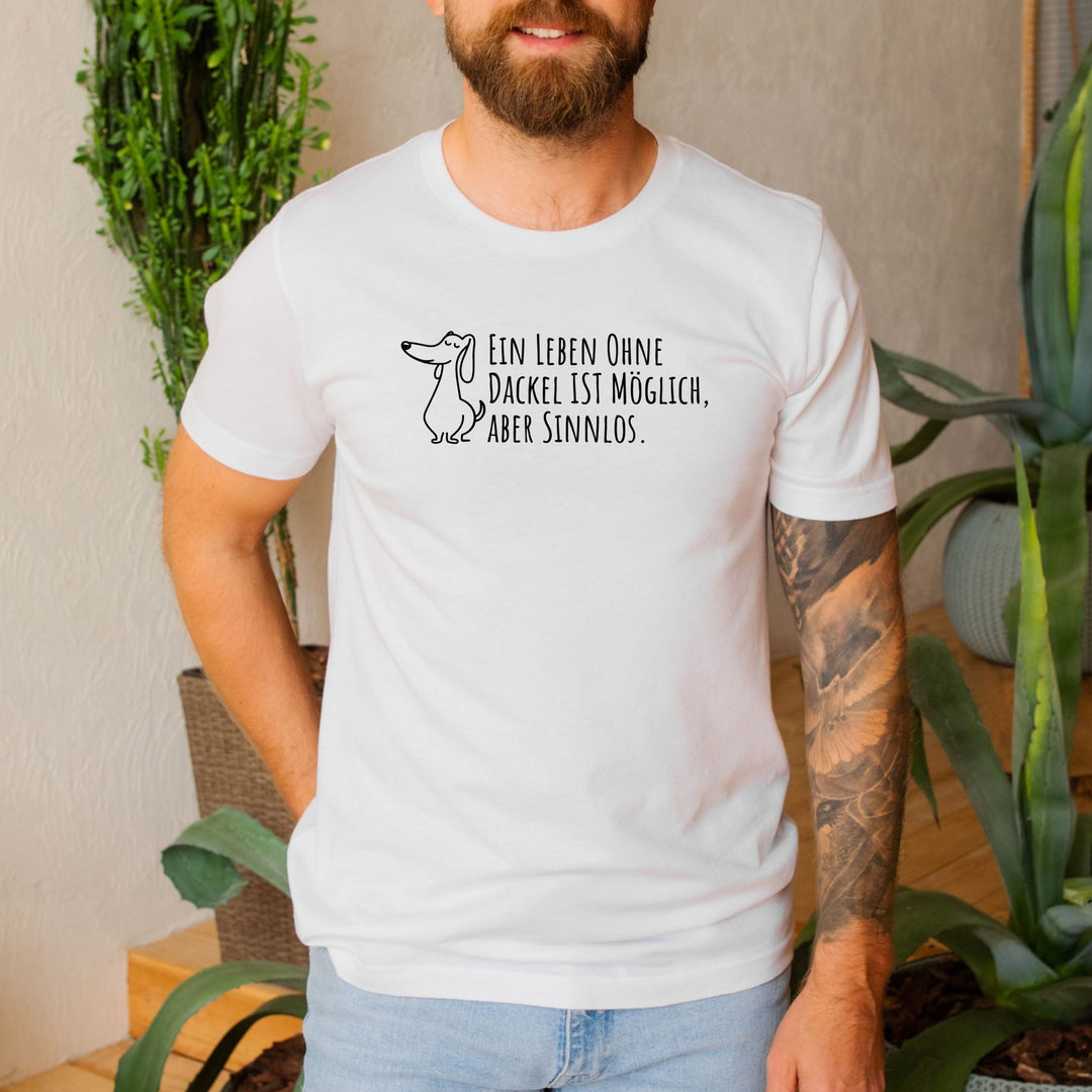 Leben ohne Dackel (Kurzhaar) - Bio Unisex T-Shirt