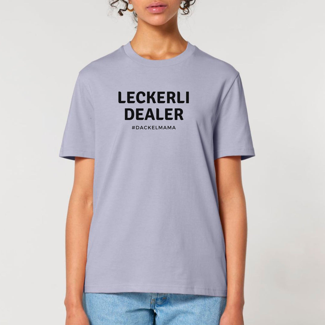 Dackelshirts Leckerli Dealer (Dackelmama) - Bio Unisex T-Shirt Lavender / XS