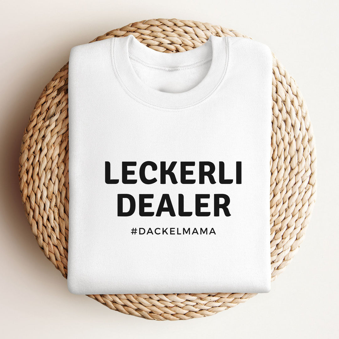 Dackelshirts Leckerli Dealer (Dackelmama) - Bio Unisex Sweatshirt