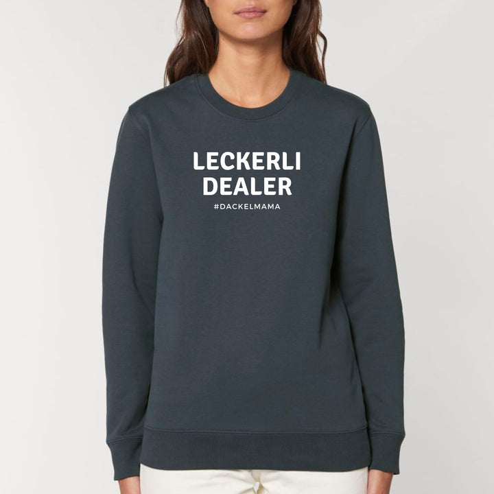 Dackelshirts Leckerli Dealer (Dackelmama) - Bio Unisex Sweatshirt India Ink Grey / XS