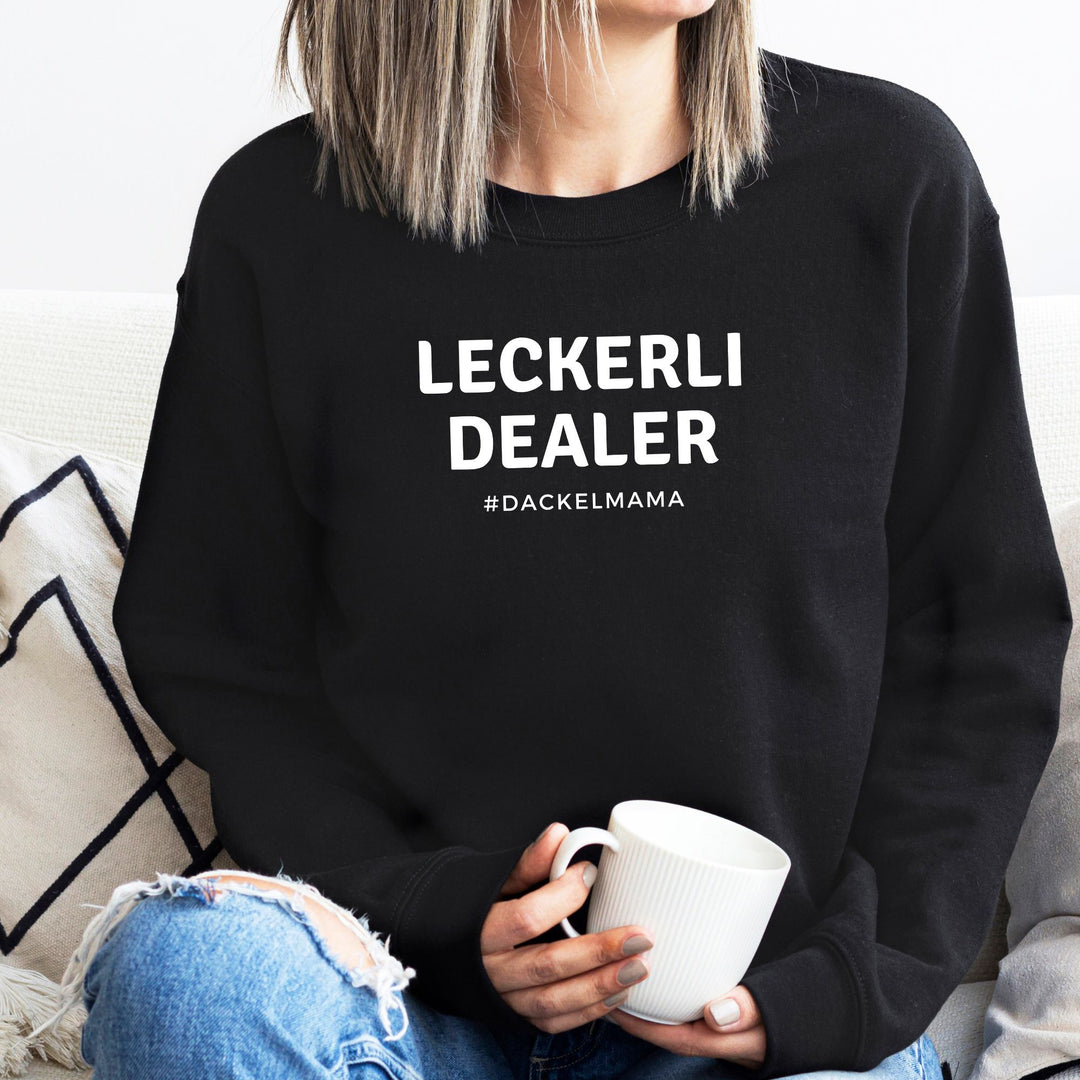 Dackelshirts Leckerli Dealer (Dackelmama) - Bio Unisex Sweatshirt