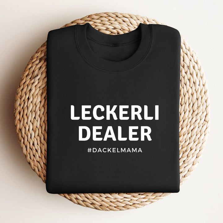 Dackelshirts Leckerli Dealer (Dackelmama) - Bio Unisex Sweatshirt