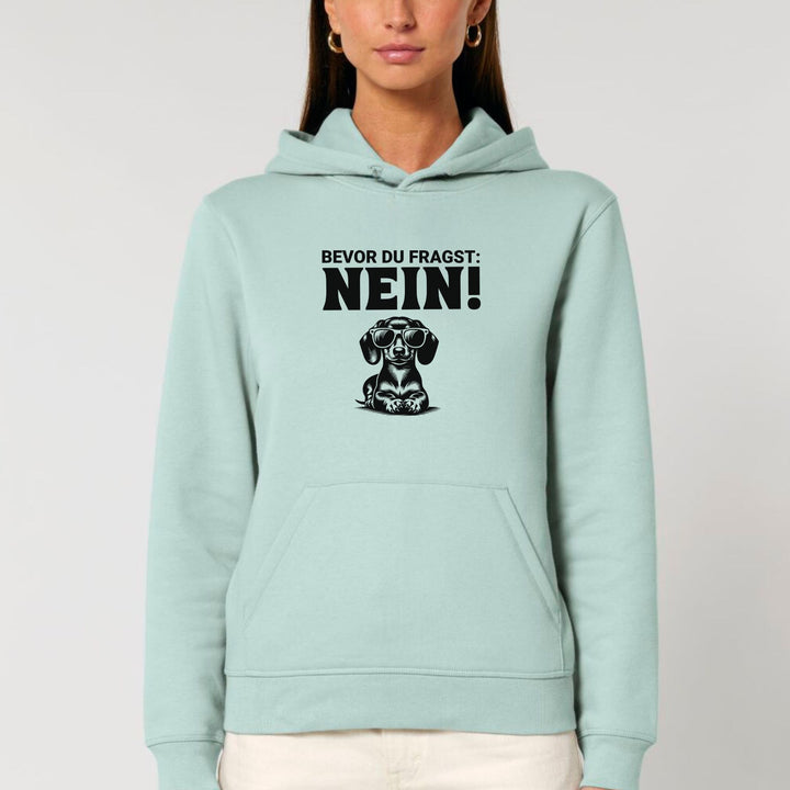 Nein (Kurzhaar) - Bio Unisex Hoodie