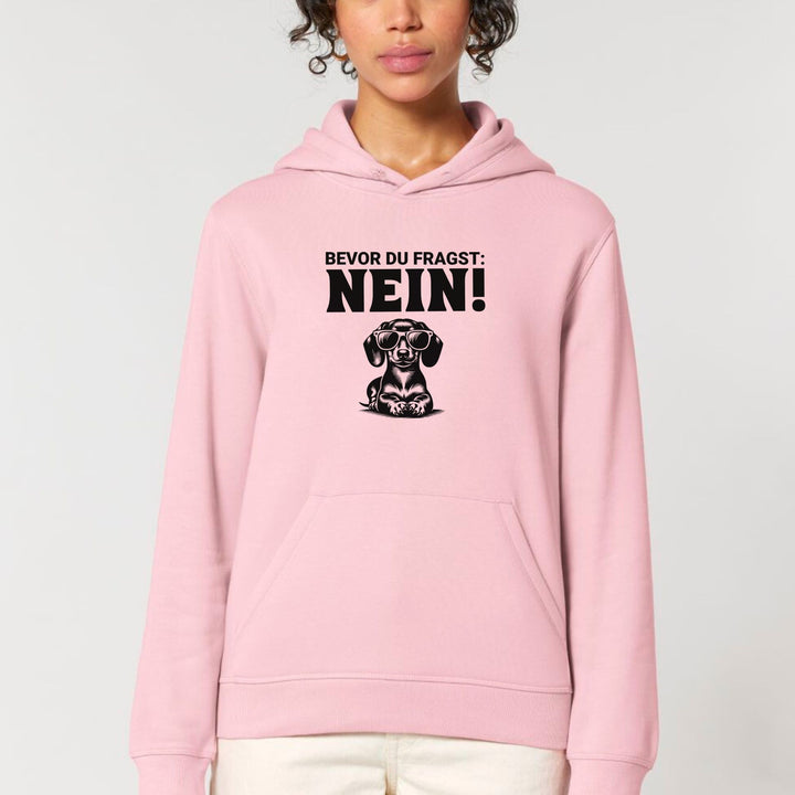 Nein (Kurzhaar) - Bio Unisex Hoodie