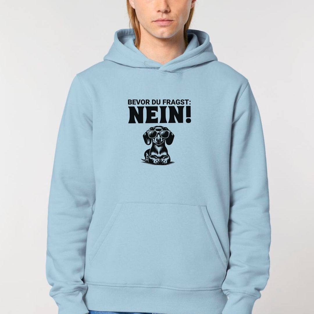 Nein (Kurzhaar) - Bio Unisex Hoodie