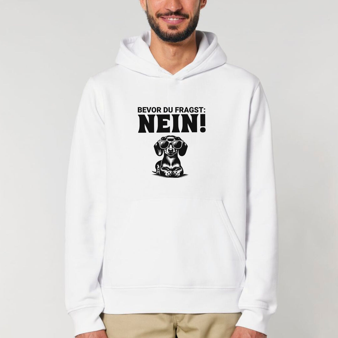 Nein (Kurzhaar) - Bio Unisex Hoodie