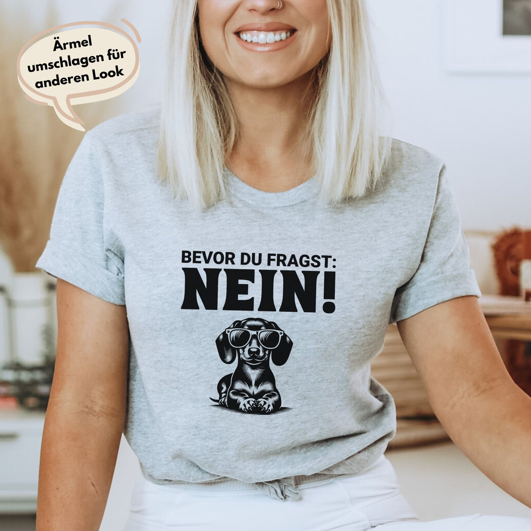 Nein (Kurzhaar) - Bio Unisex T-Shirt