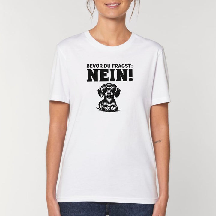 Nein (Kurzhaar) - Bio Unisex T-Shirt