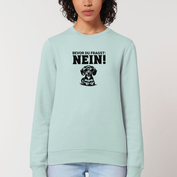 Nein (Kurzhaar) - Bio Unisex Sweatshirt