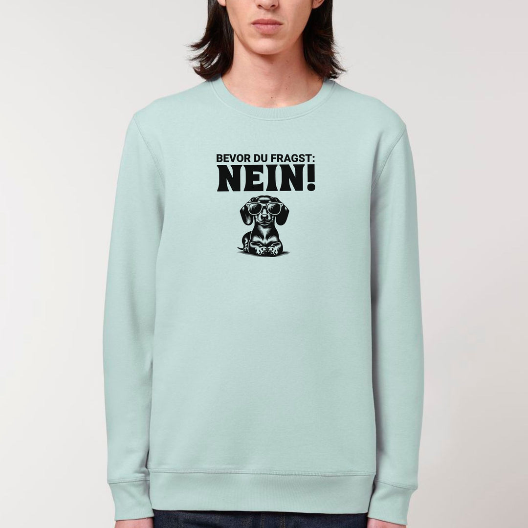 Nein (Kurzhaar) - Bio Unisex Sweatshirt