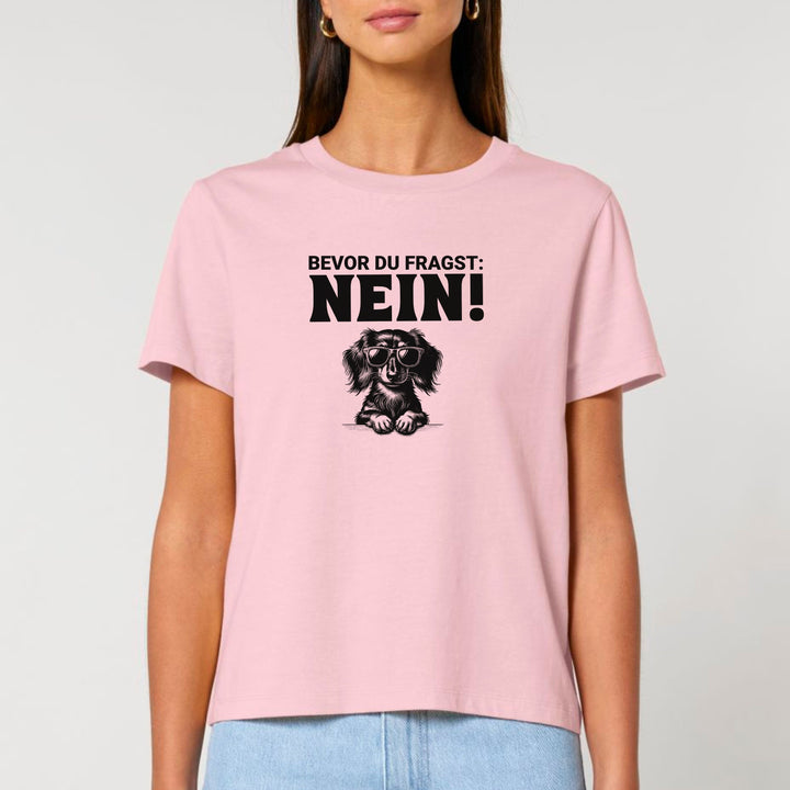 Nein (Langhaar) - Bio Frauen T-Shirt