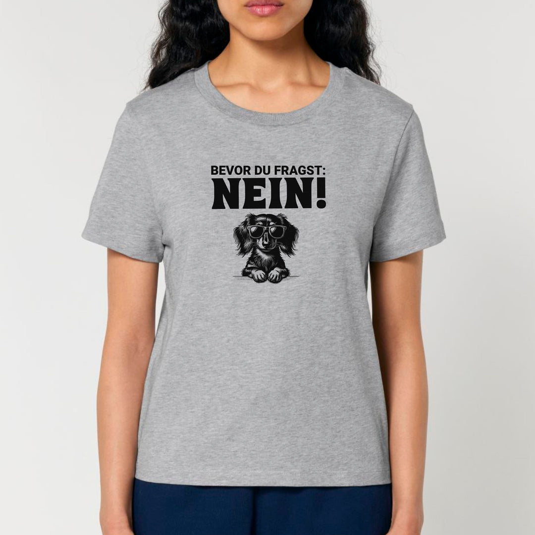 Nein (Langhaar) - Bio Frauen T-Shirt