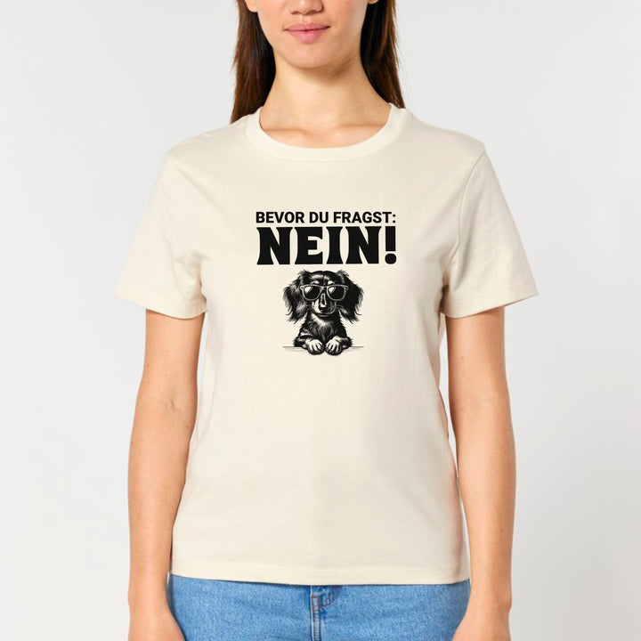 Nein (Langhaar) - Bio Frauen T-Shirt