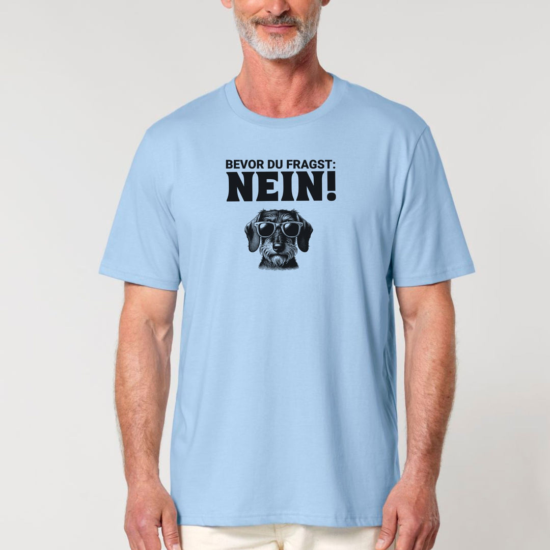 Nein (Rauhaar) - Bio Unisex T-Shirt