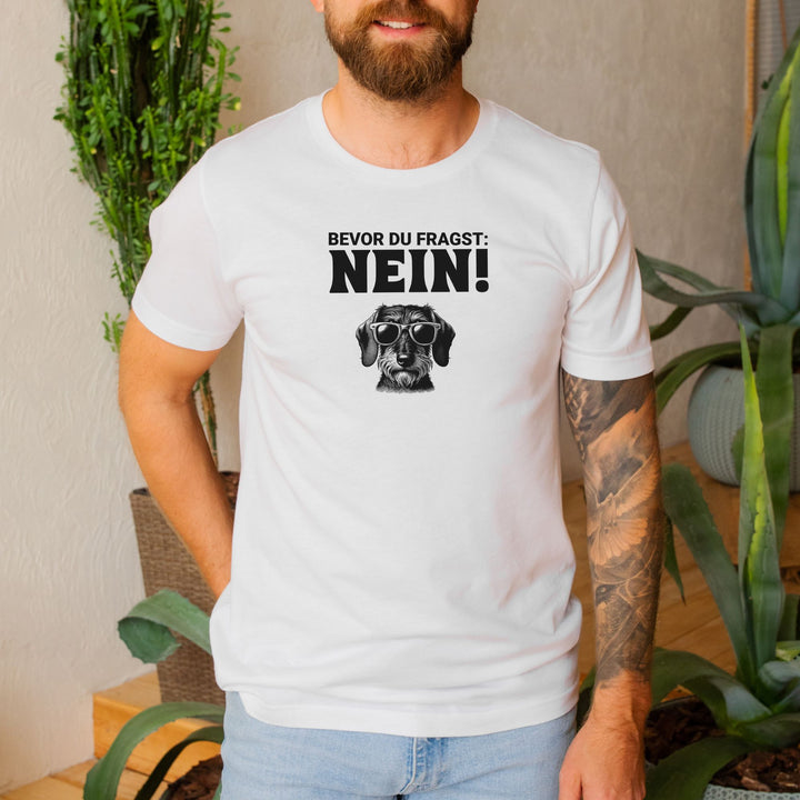 Nein (Rauhaar) - Bio Unisex T-Shirt