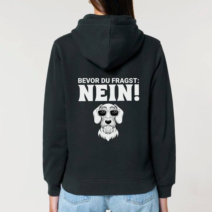 Nein (Rauhaar) - Bio Unisex Hoodie