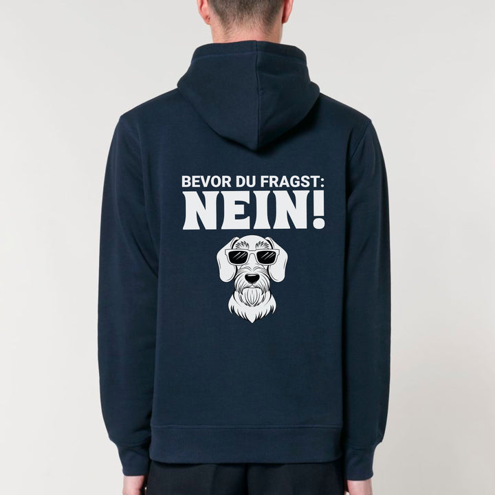 Nein (Rauhaar) - Bio Unisex Hoodie