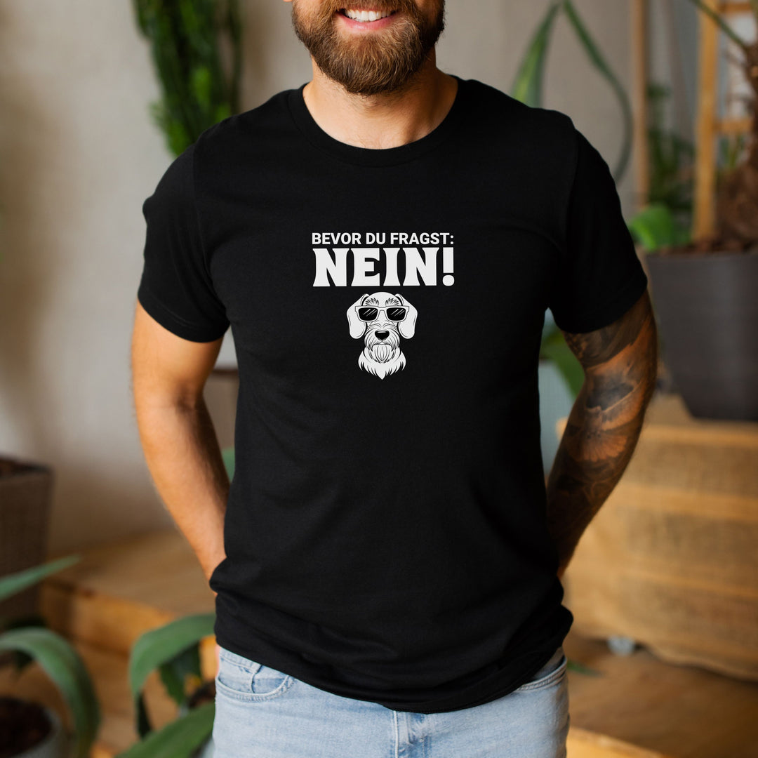 Nein (Rauhaar) - Bio Unisex T-Shirt