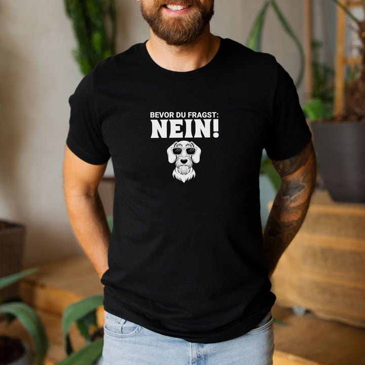 Nein (Rauhaar) - Bio Unisex T-Shirt