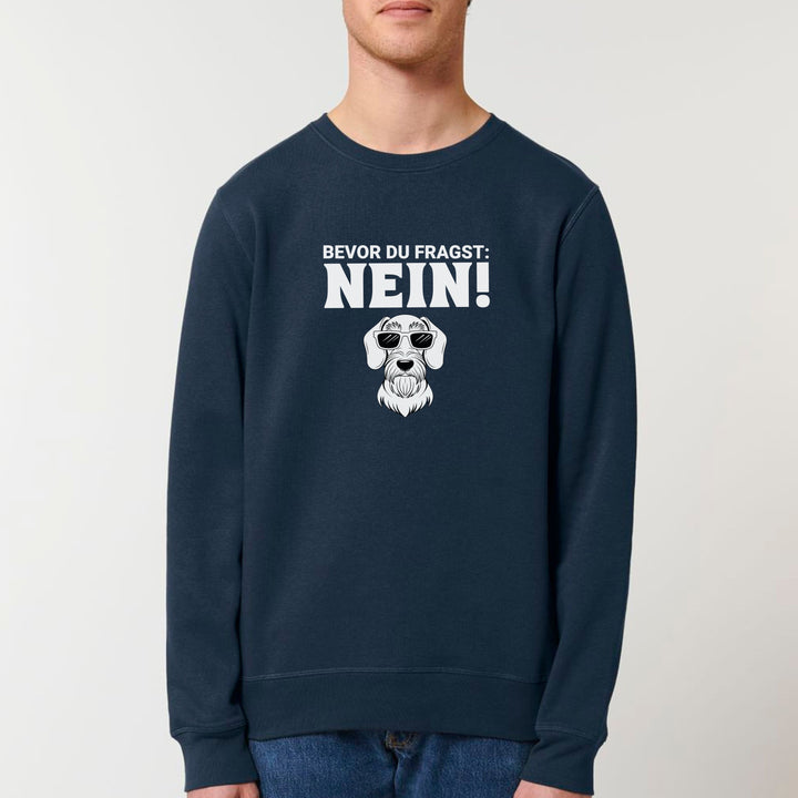 Nein (Rauhaar) - Bio Unisex Sweatshirt