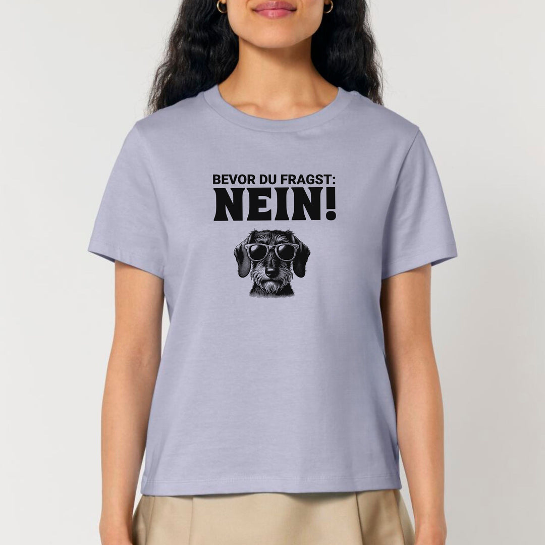 Nein (Rauhaar) - Bio Frauen T-Shirt