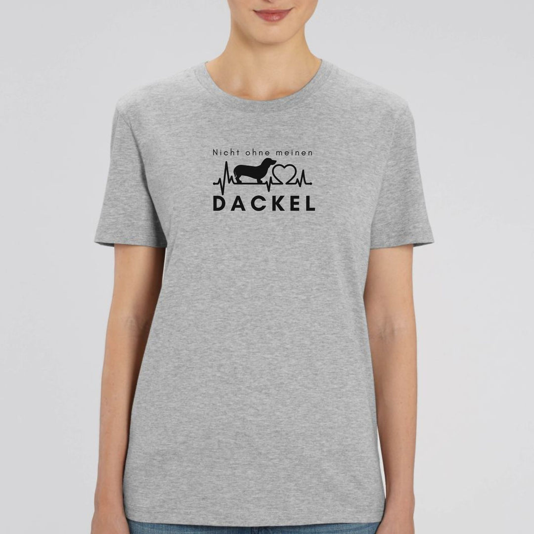 Nicht ohne meinen Dackel - Bio Unisex T-Shirt