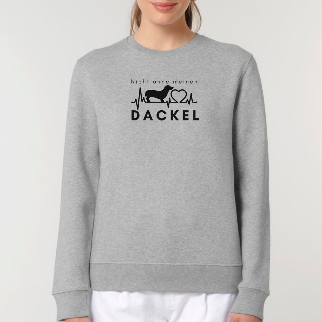 Nicht ohne meinen Dackel - Bio Unisex Sweatshirt