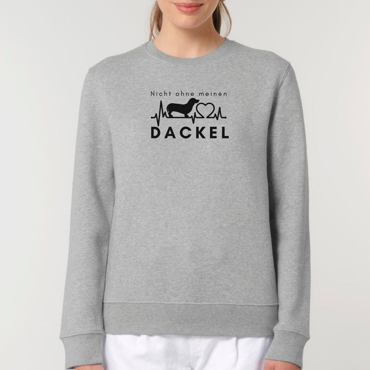 Nicht ohne meinen Dackel - Bio Unisex Sweatshirt