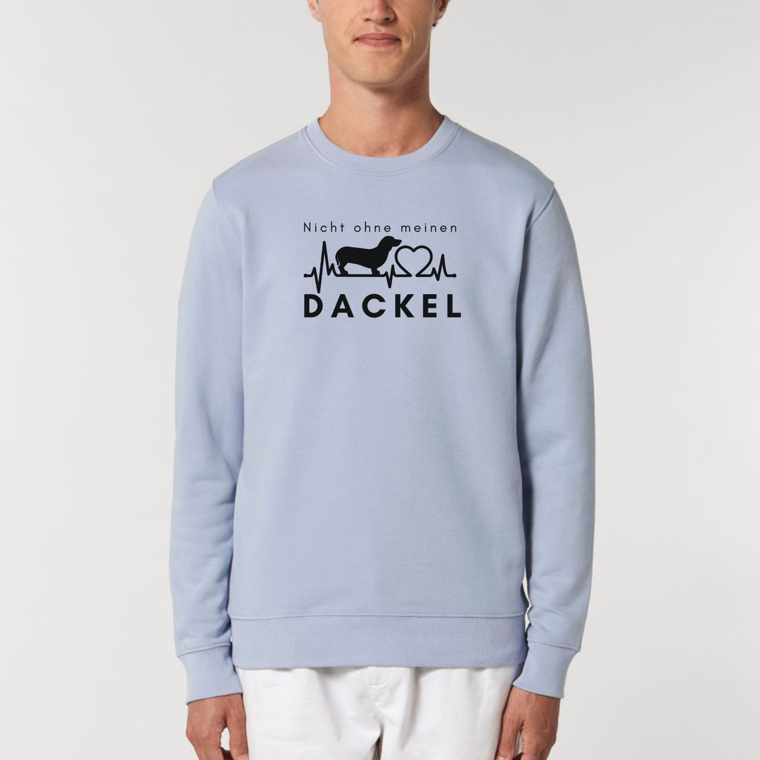 Nicht ohne meinen Dackel - Bio Unisex Sweatshirt