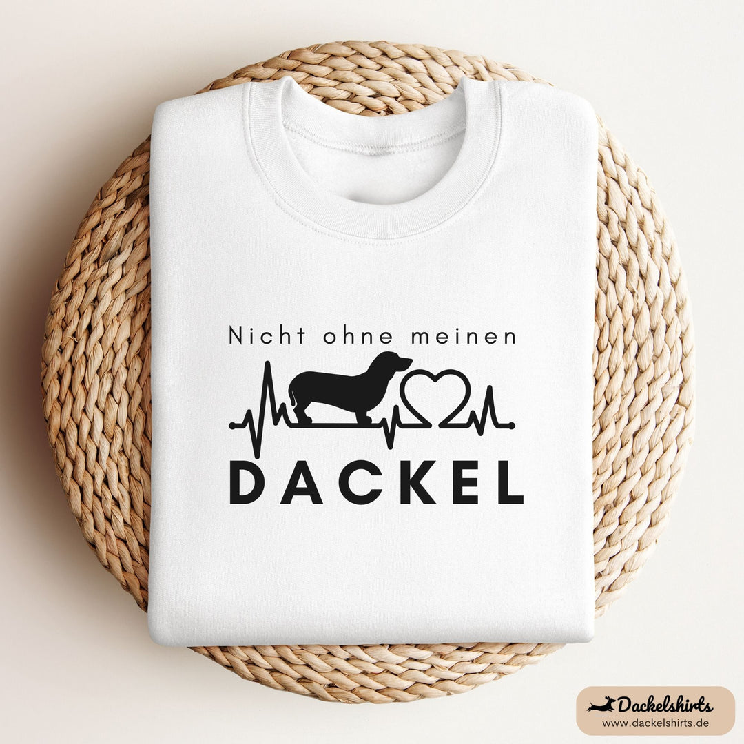 Nicht ohne meinen Dackel - Bio Unisex Sweatshirt