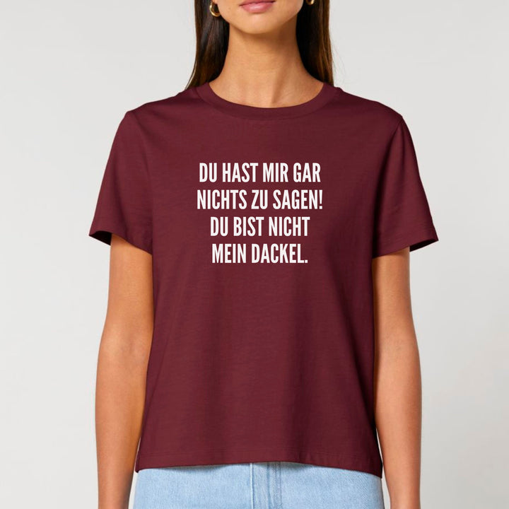 Nichts zu sagen - Bio Frauen T-Shirt