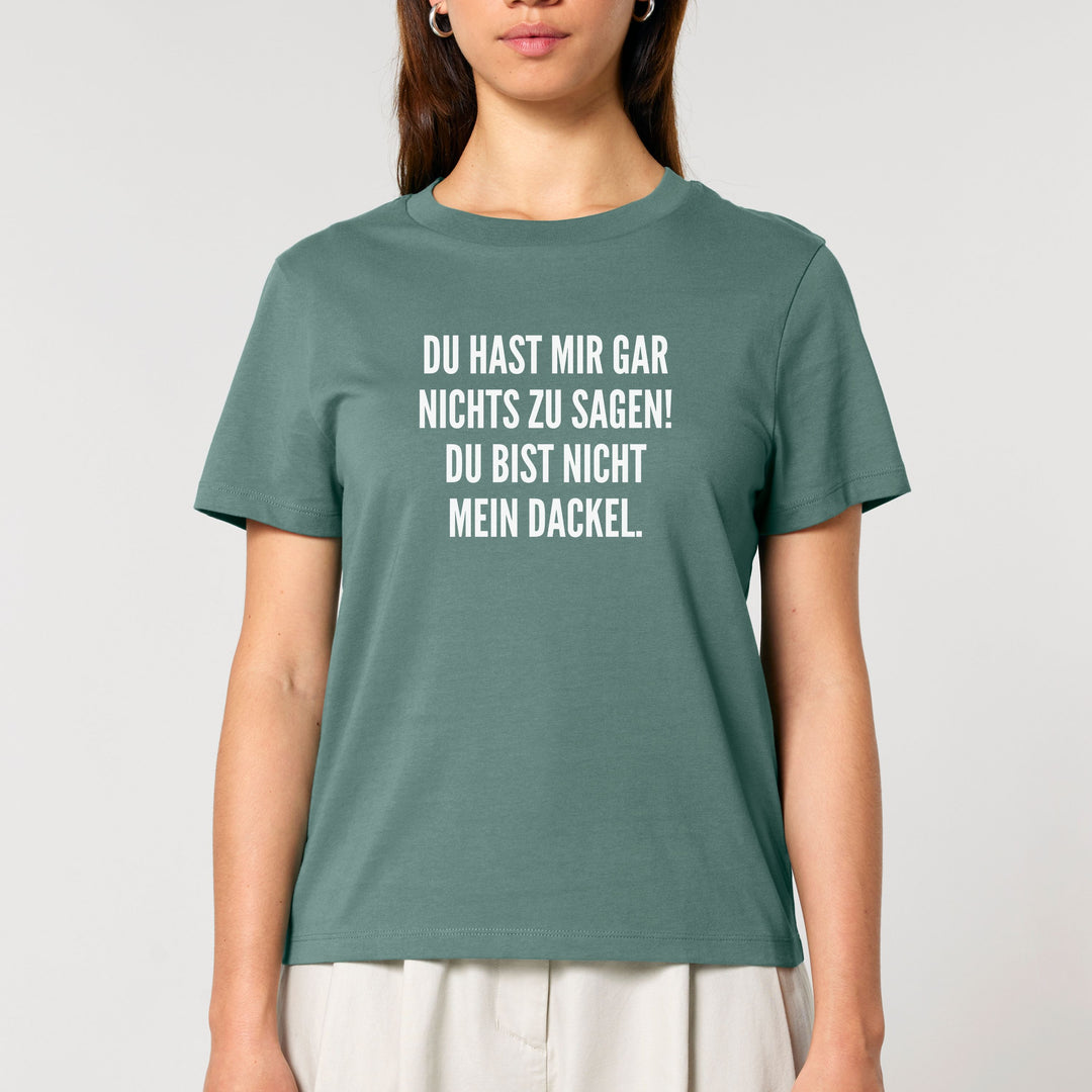 Nichts zu sagen - Bio Frauen T-Shirt