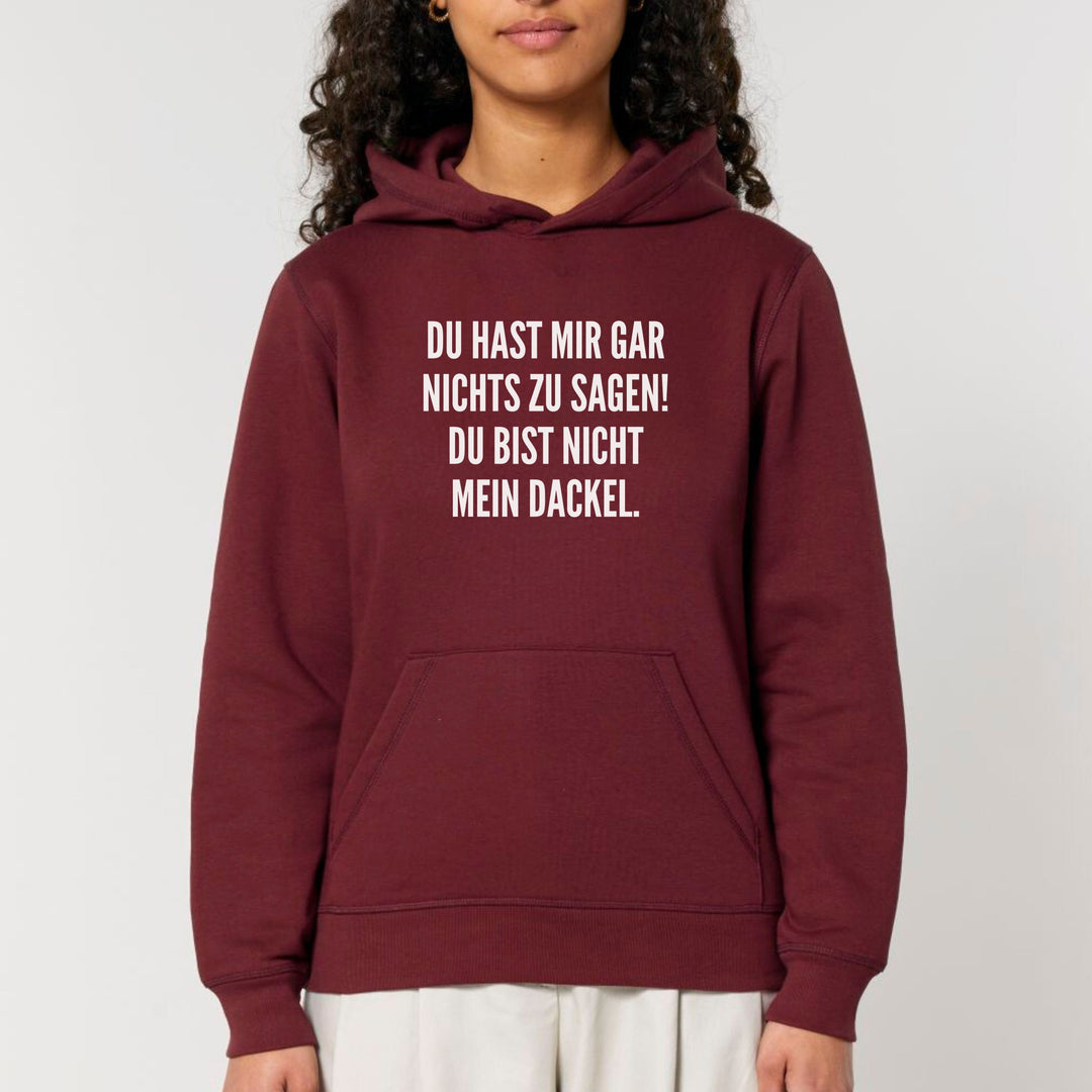 Nichts zu sagen - Bio Unisex Hoodie