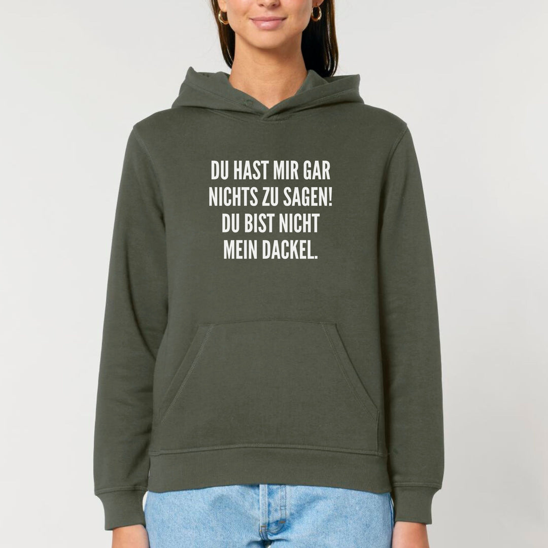 Nichts zu sagen - Bio Unisex Hoodie