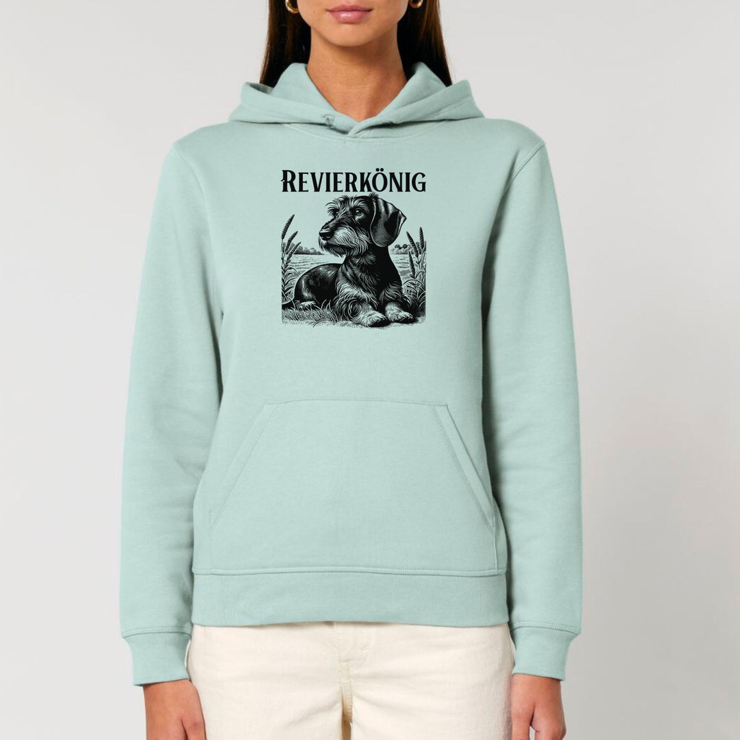 Revierkönig (Rauhaar) - Bio Unisex Hoodie