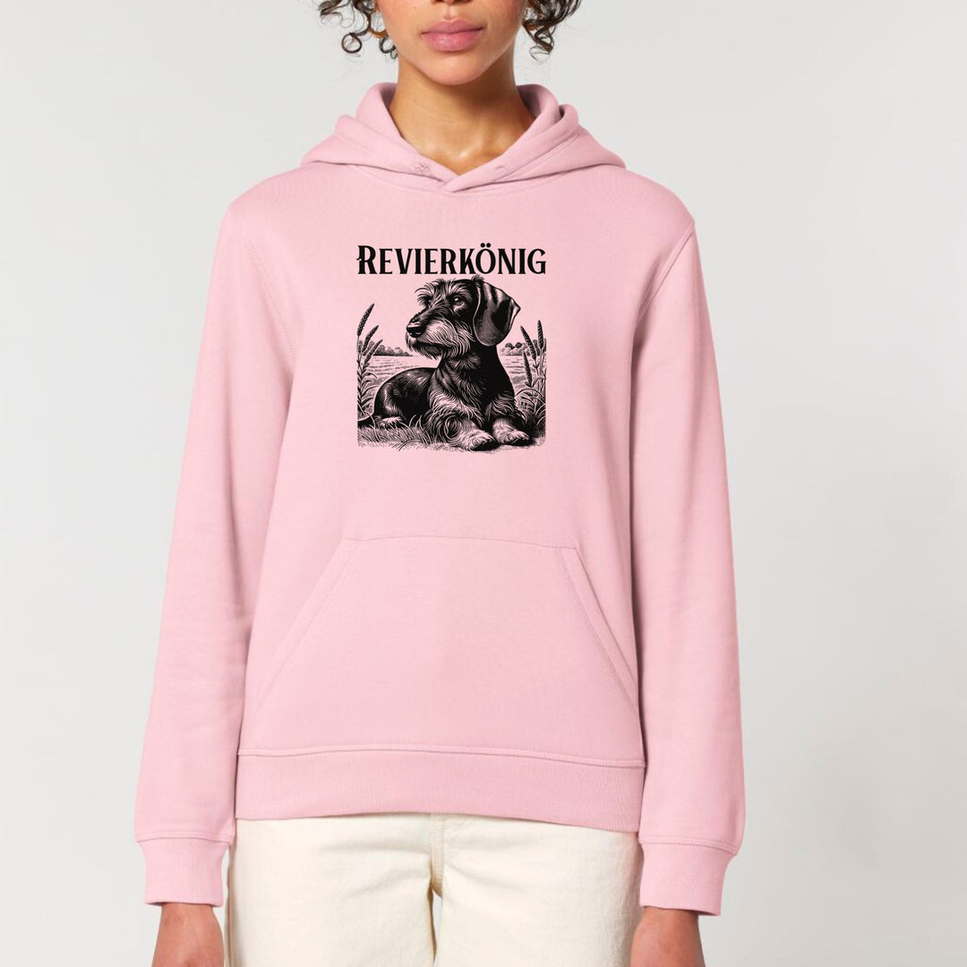 Revierkönig (Rauhaar) - Bio Unisex Hoodie