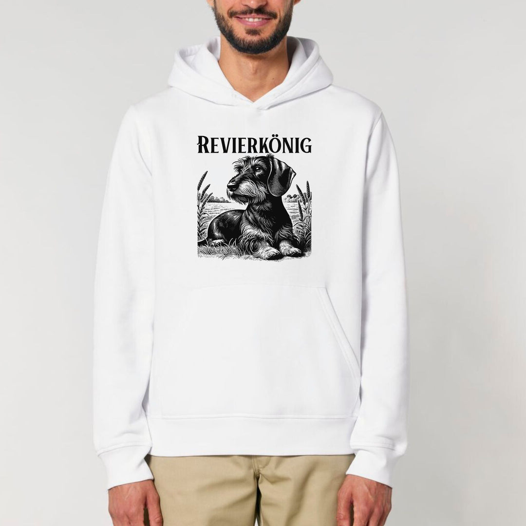 Revierkönig (Rauhaar) - Bio Unisex Hoodie