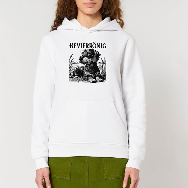 Revierkönig (Rauhaar) - Bio Unisex Hoodie