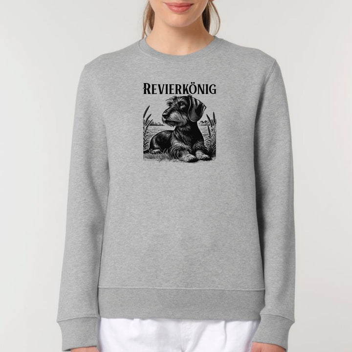 Revierkönig (Rauhaar) - Bio Unisex Sweatshirt