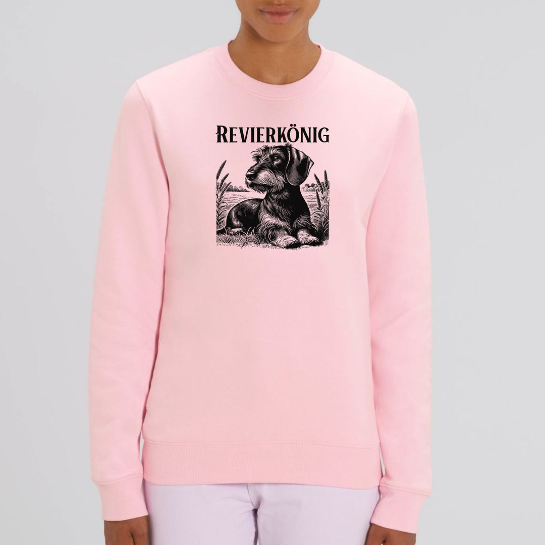 Revierkönig (Rauhaar) - Bio Unisex Sweatshirt