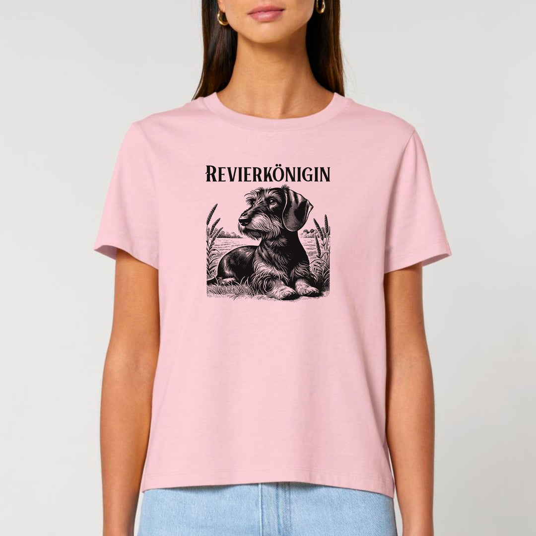 Revierkönigin (Rauhaar) - Bio Frauen T-Shirt