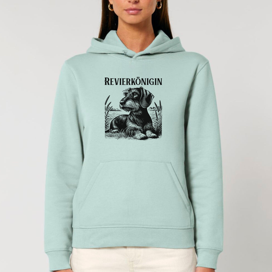 Revierkönigin (Rauhaar) - Bio Unisex Hoodie