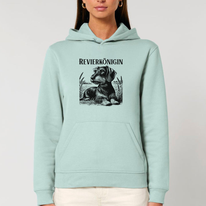 Revierkönigin (Rauhaar) - Bio Unisex Hoodie