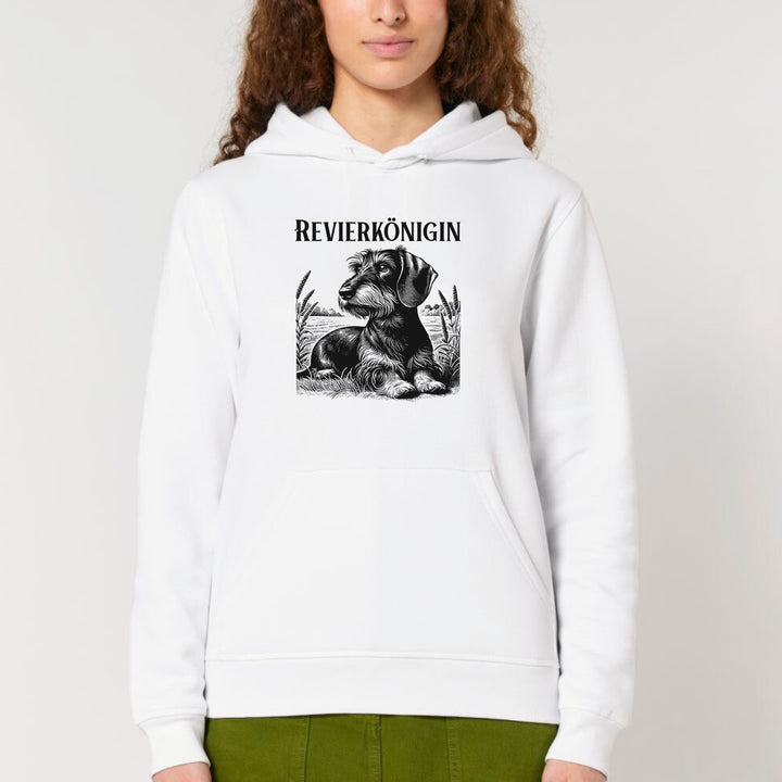 Revierkönigin (Rauhaar) - Bio Unisex Hoodie