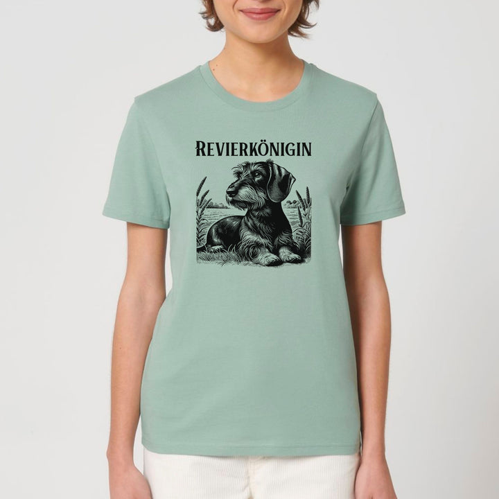 Revierkönigin (Rauhaar) - Bio Unisex T-Shirt