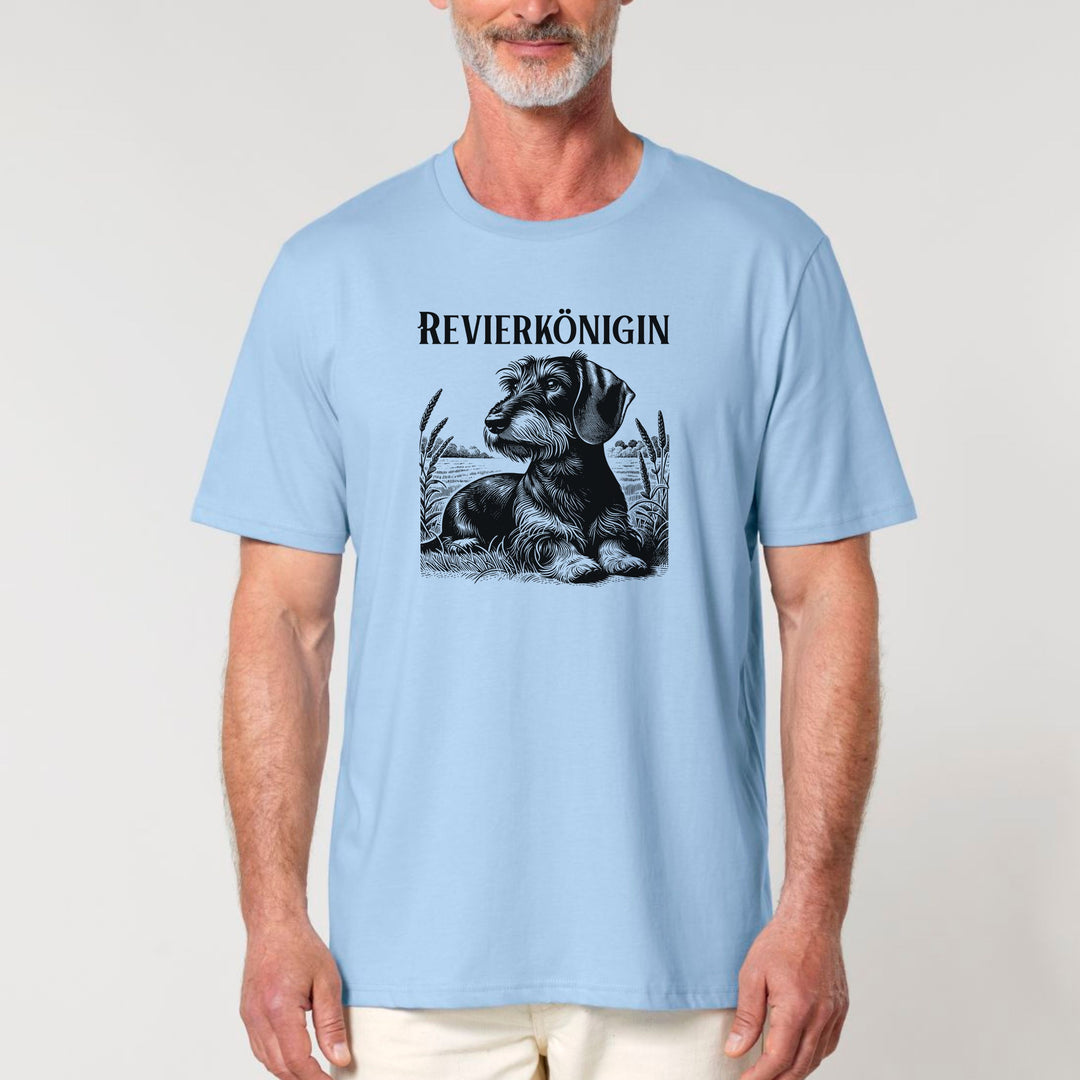 Revierkönigin (Rauhaar) - Bio Unisex T-Shirt