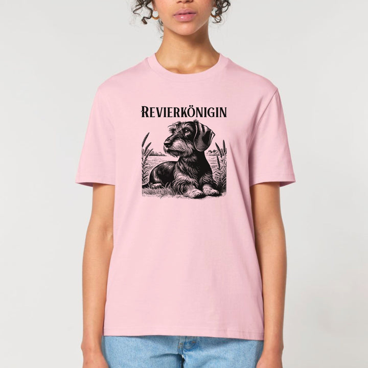 Revierkönigin (Rauhaar) - Bio Unisex T-Shirt