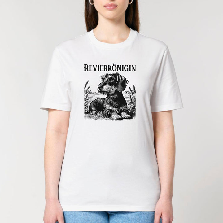 Revierkönigin (Rauhaar) - Bio Unisex T-Shirt