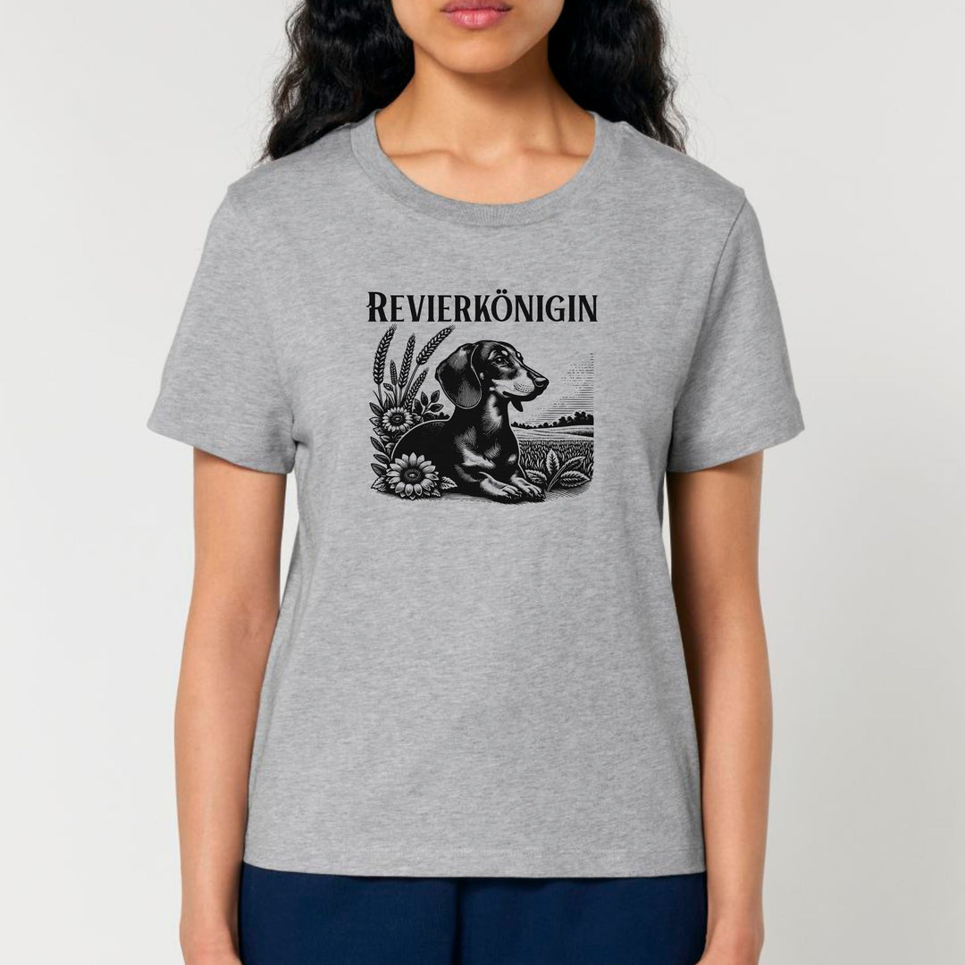 Revierkönigin (Kurzhaar) - Bio Frauen T-Shirt