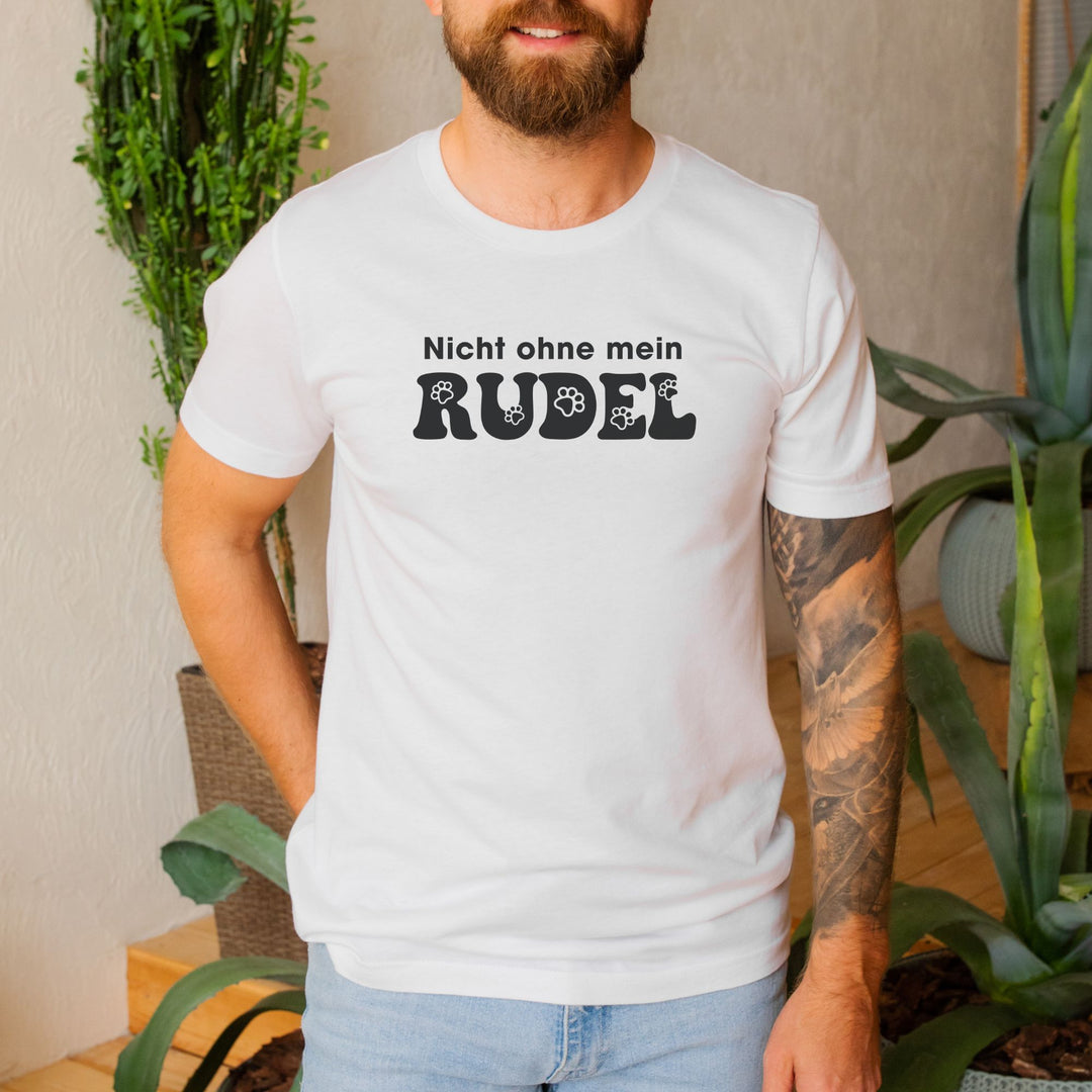 Dackelshirts Nicht ohne mein Rudel - Bio Unisex T-Shirt